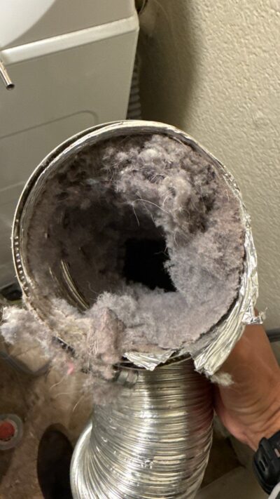 before dryer vent cleaning los angeles