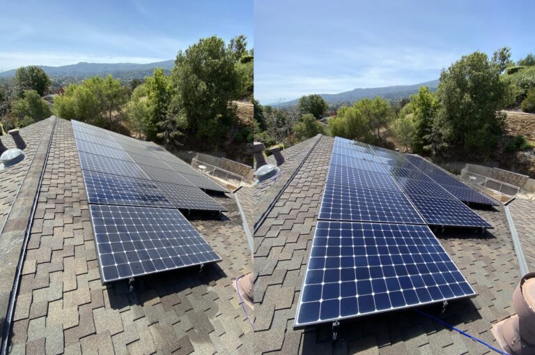 solar panel cleaning process log angeles